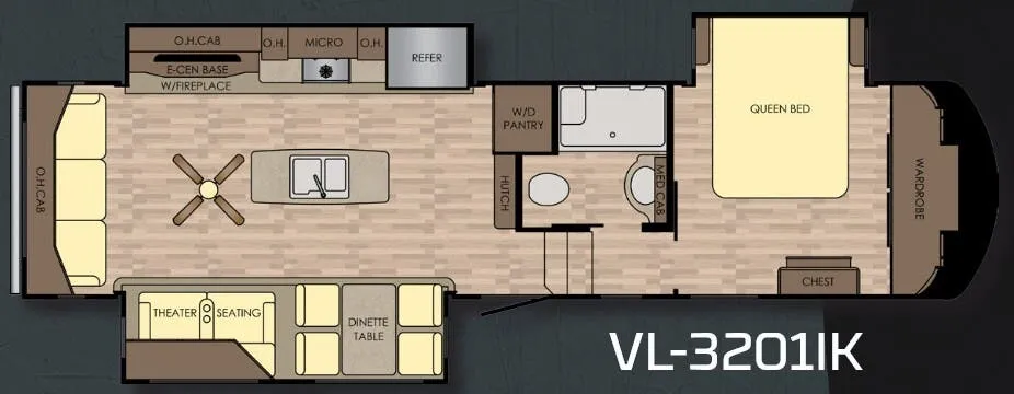 CrossRoads Volante 3201IK floor plan