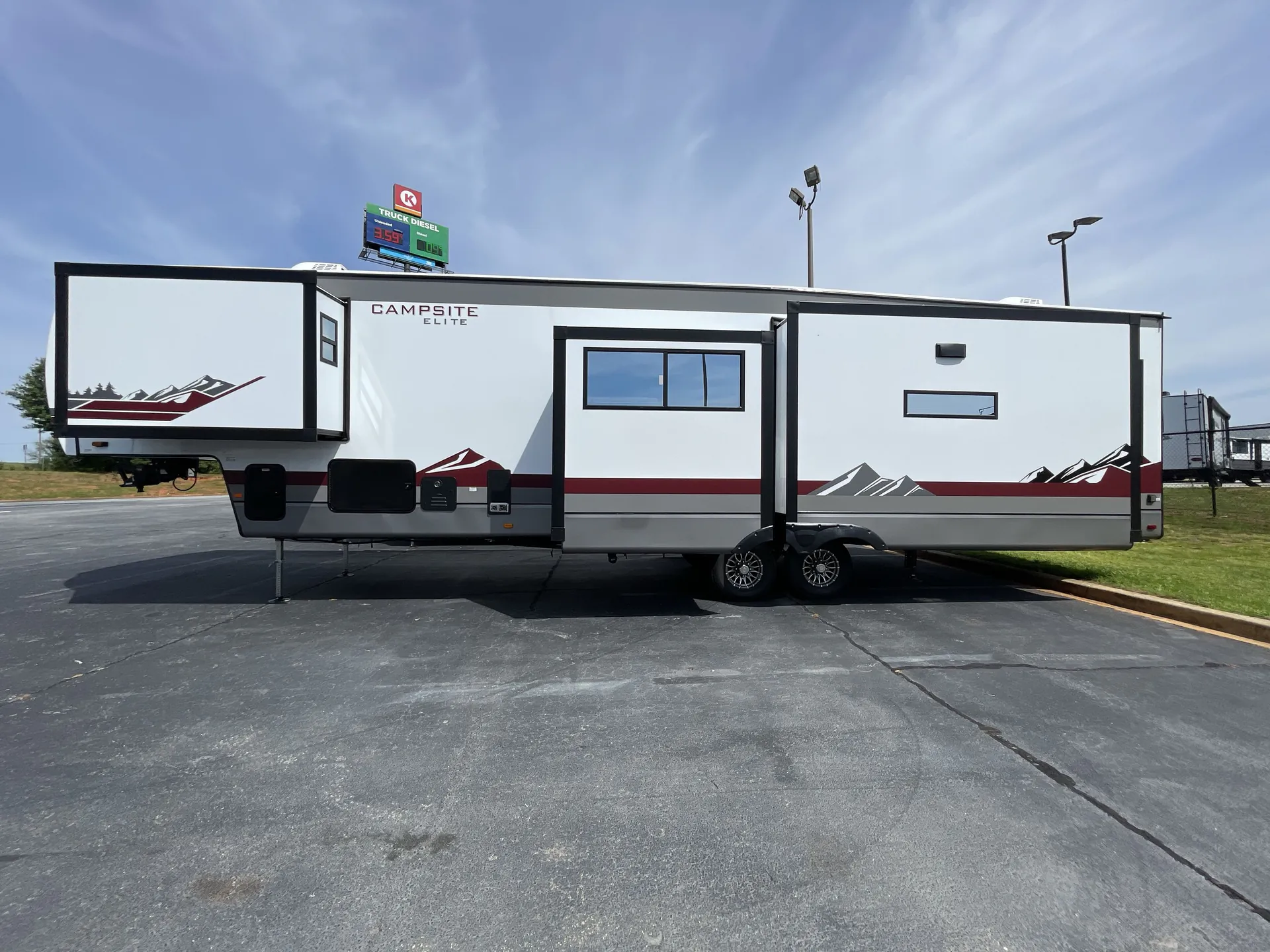2027 Forest River Campsite Elite 36RF — off campside