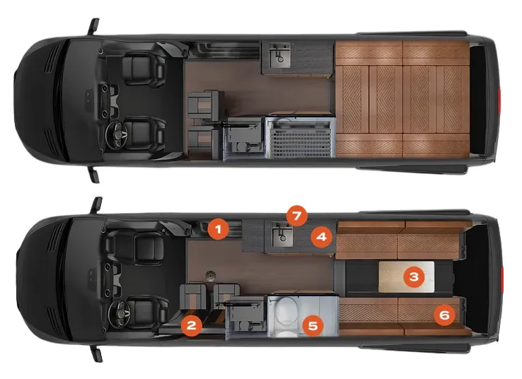 Storyteller Overland Tour MODE XL BASE floor plan