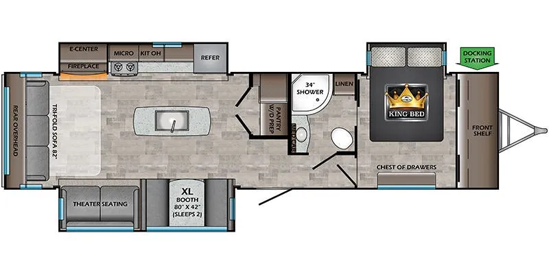 CrossRoads Sunset Trail Super Lite SS330SI floor plan