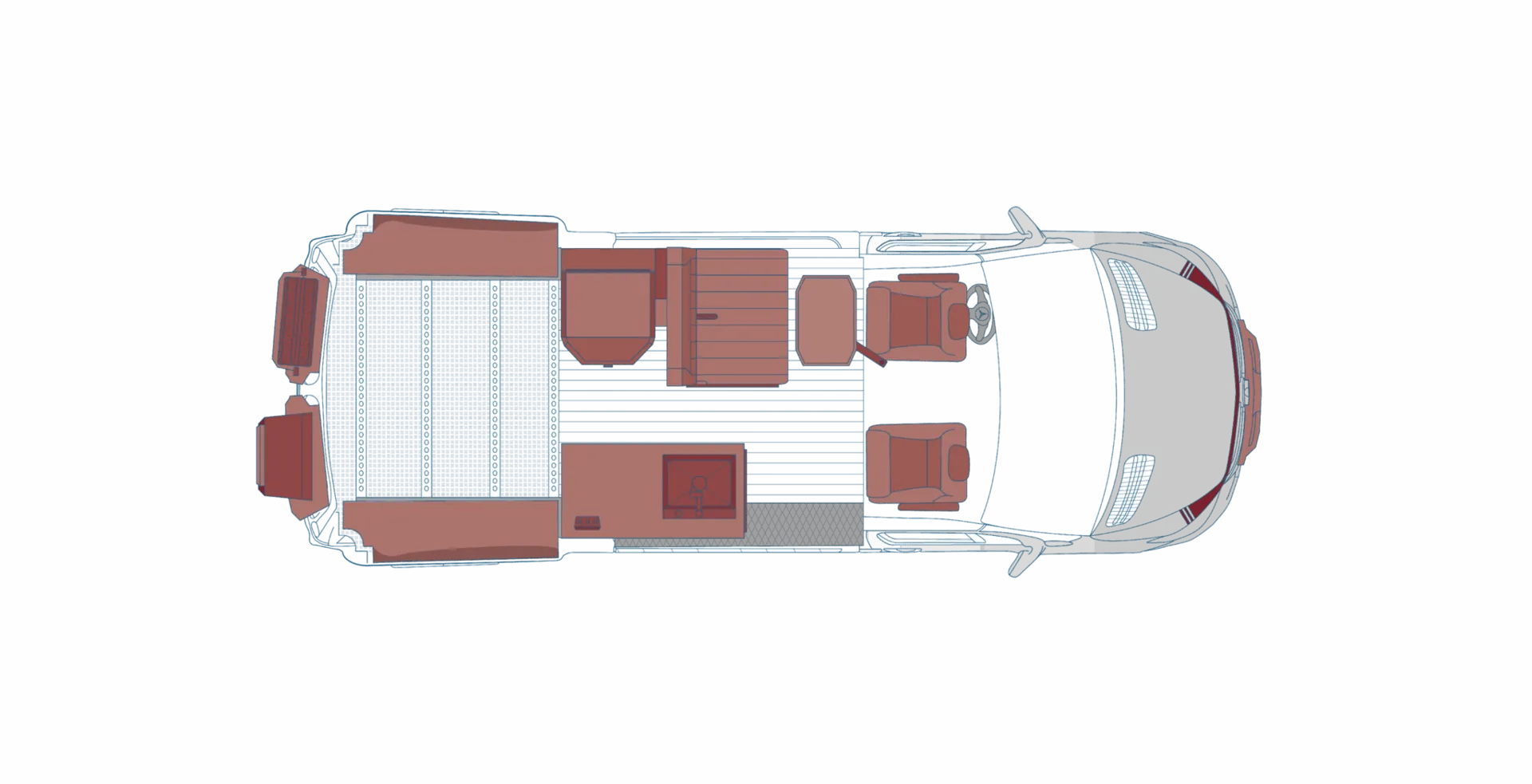 Remote Vans Aegis Series BASE floor plan