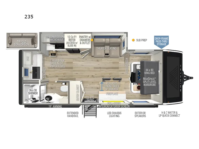 2026 Brinkley Model I 235 - Floor plan