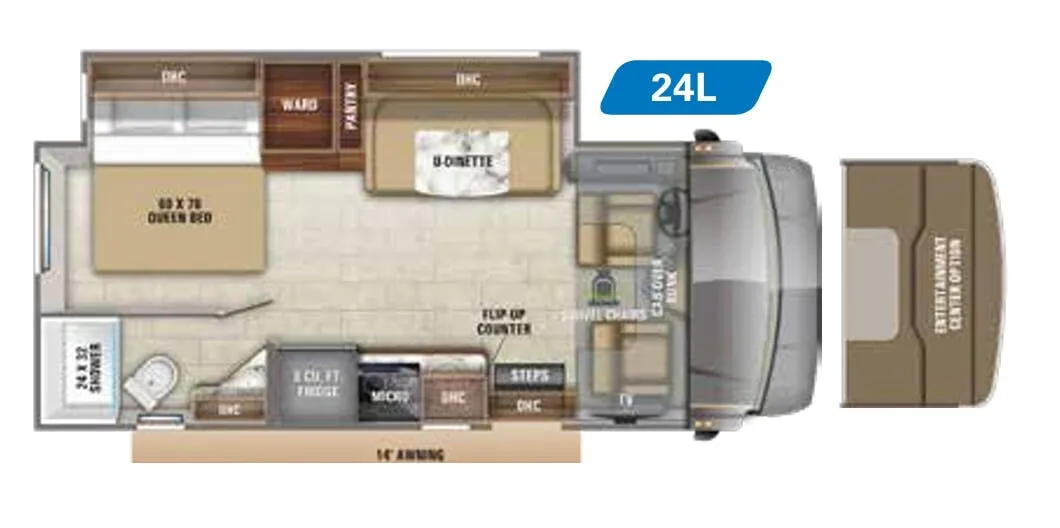 Jayco Melbourne 24L floor plan