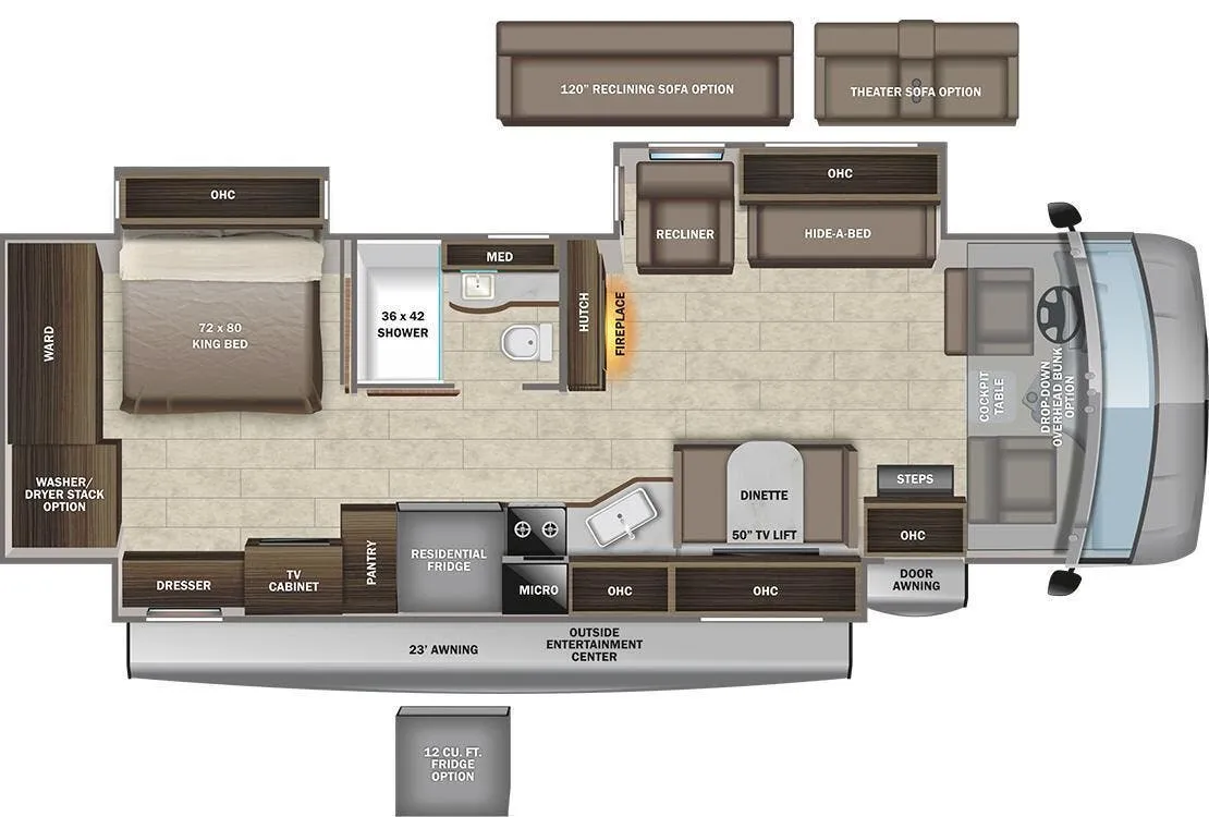Entegra Coach Emblem 36H floor plan