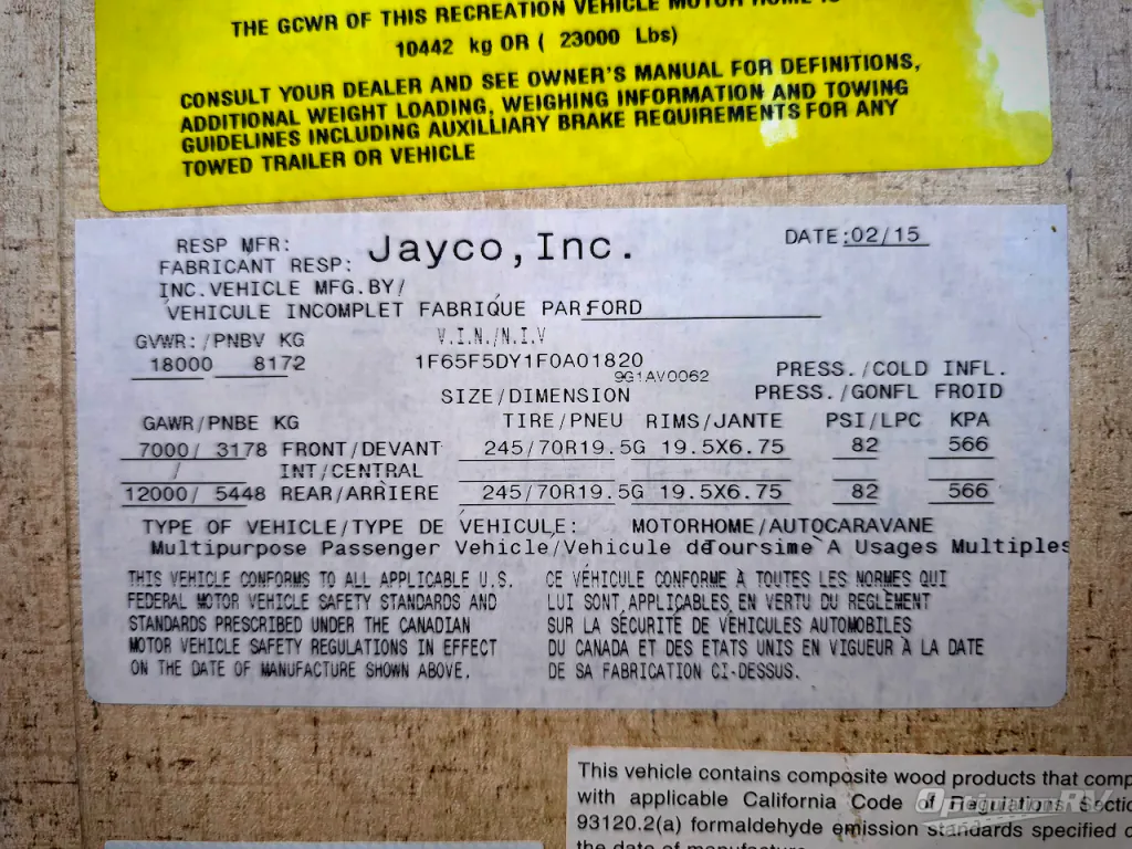 2016 Jayco Alante 31V, Photos photo 21