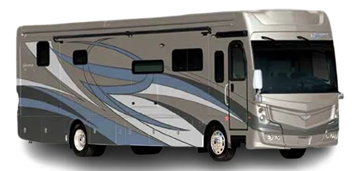 Fleetwood Discovery LXE Anniversary Edition 40M exterior