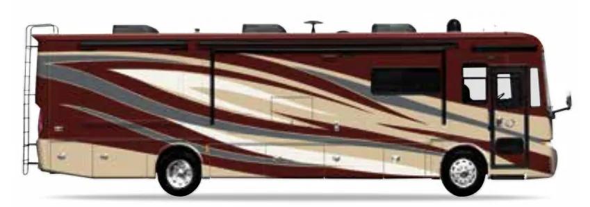 Tiffin Allegro Red 38 QRA exterior