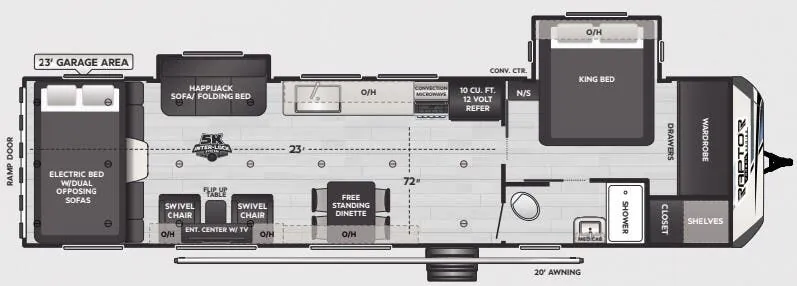 Keystone Carbon 33 floor plan