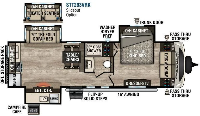 Venture RV SportTrek Touring Edition STT293VRK floor plan