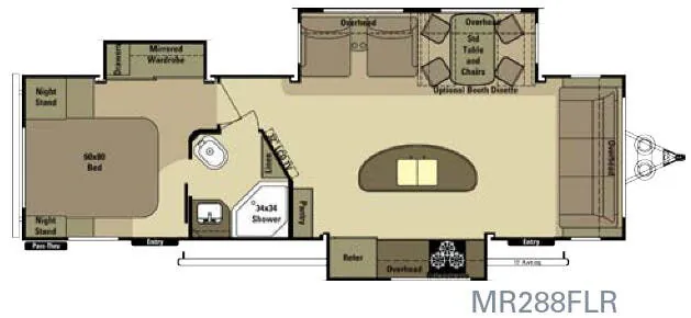Highland Ridge Mesa Ridge MR288FLR floor plan