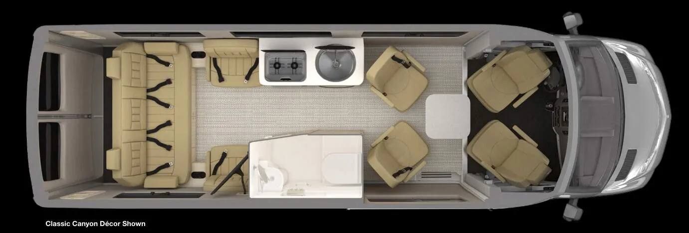 Airstream Interstate 24 24 AWD floor plan