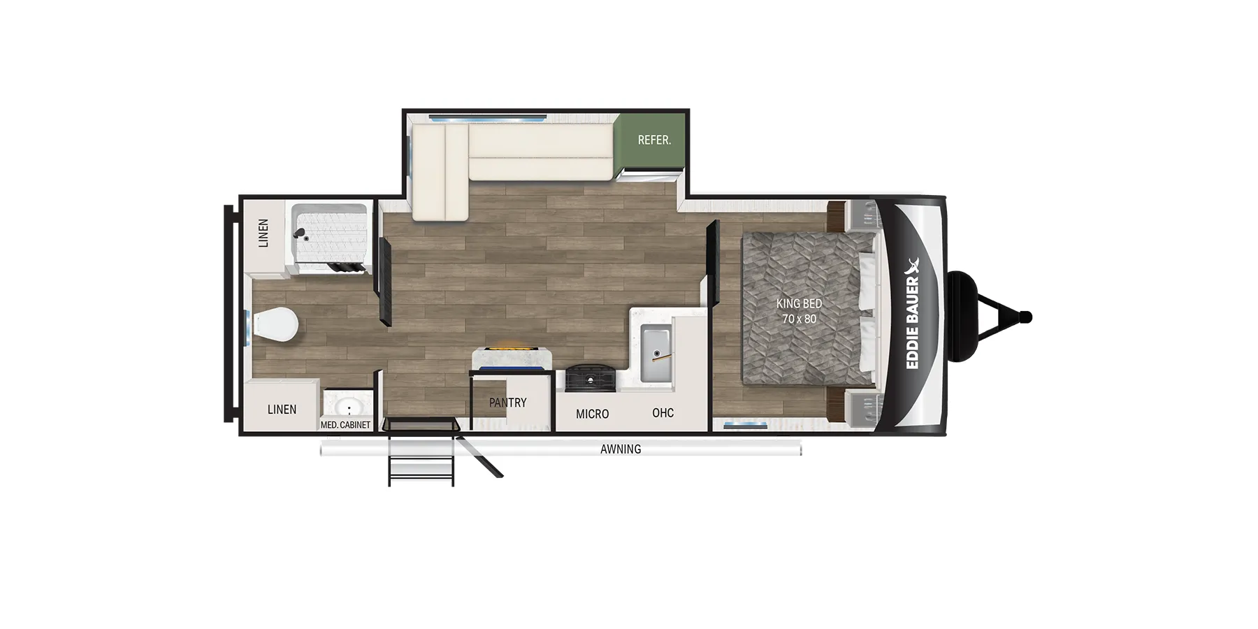 Heartland Eddie Bauer 2300RB floor plan