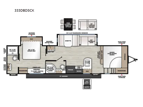 2027 Coachmen Catalina Legacy Edition 333DBDSCK, Photos photo 2