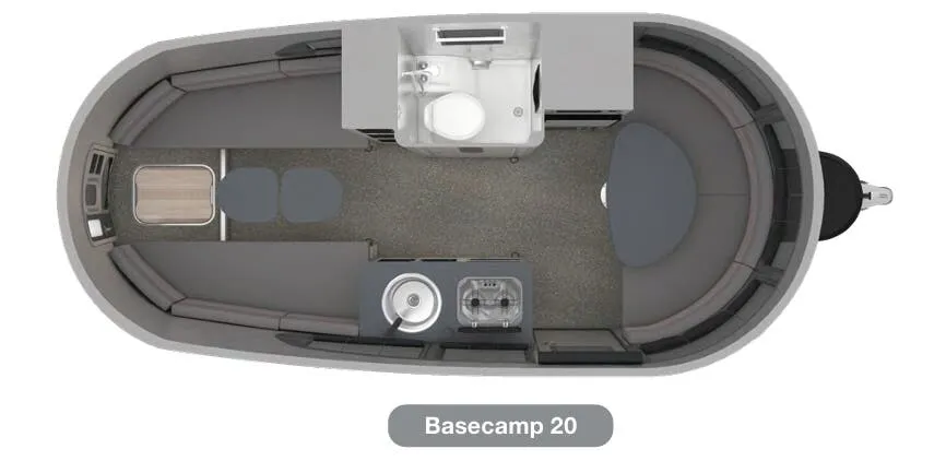 2023 Airstream Basecamp X 20X - Floor plan