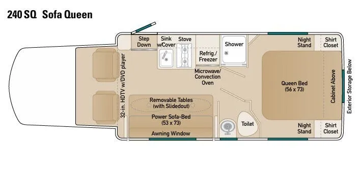 Coach House Platinum II 240 SQ floor plan