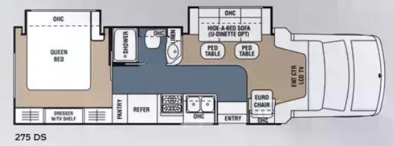 Coachmen Concord 275 DS floor plan