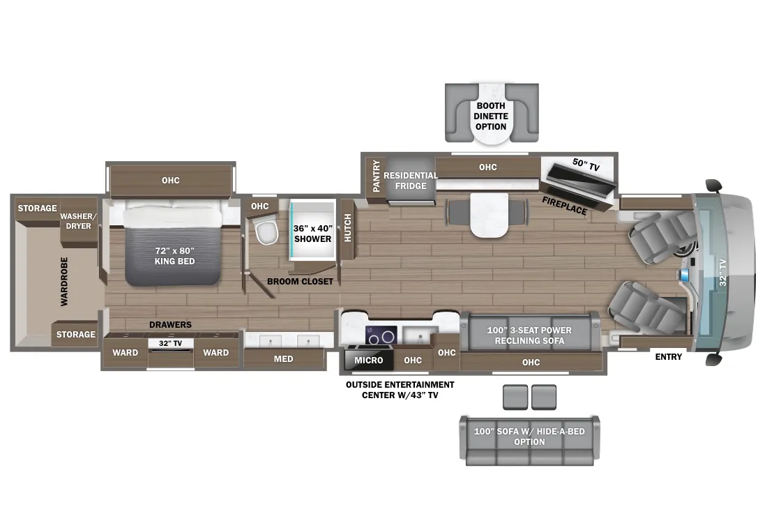 Entegra Coach Aspire 44Z floor plan