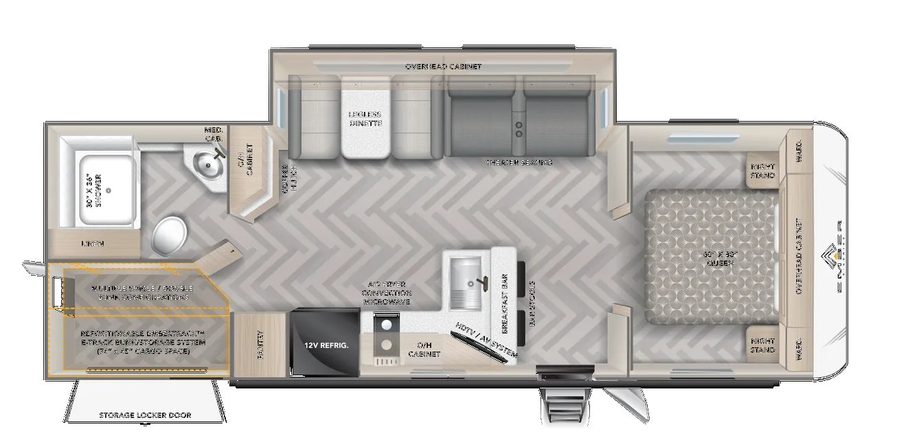 Ember RV E-Series 26ETS floor plan