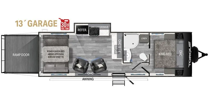 Heartland Torque TQ T26 floor plan