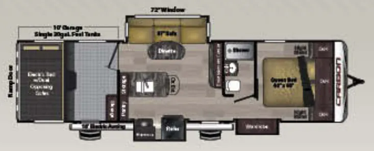 Keystone Carbon 33 floor plan