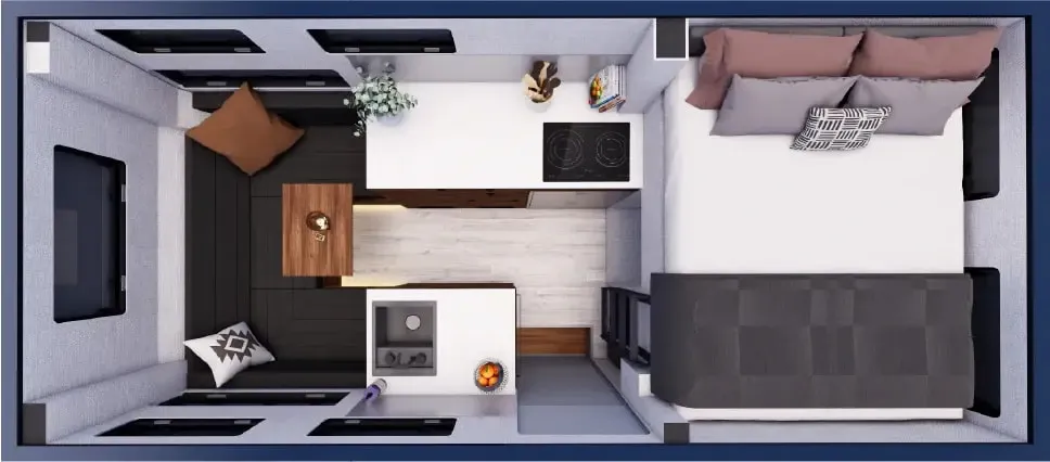 Rossmonster Baja Trail EX floor plan
