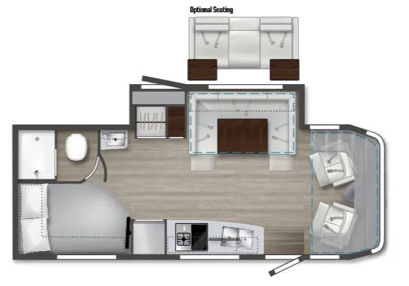 Winnebago Navion 24J floor plan