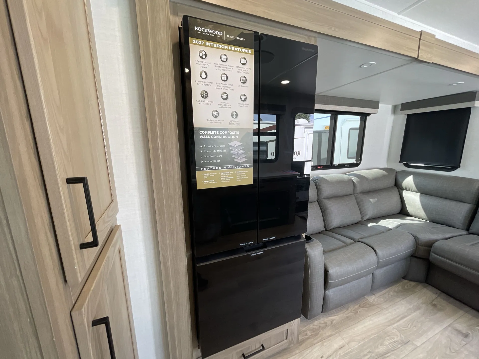 2027 Forest River Rockwood Ultra Lite 2711RK — fridge