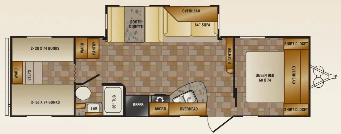 CrossRoads Z-1 1 ZT301BH floor plan