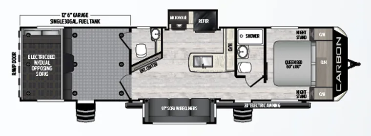 Keystone Carbon 36 floor plan
