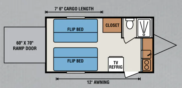 K-Z Spree Escape E17FKTH floor plan