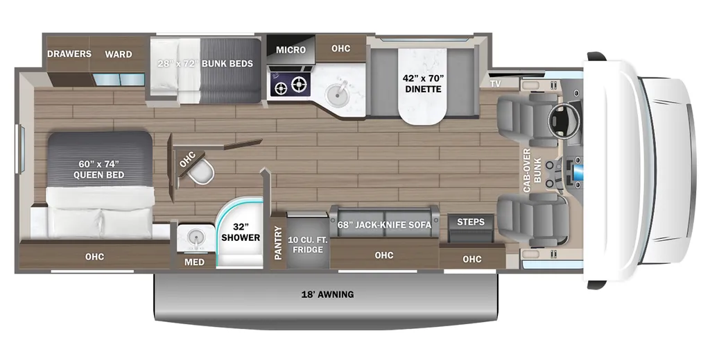 2026 Jayco Redhawk SE 31FF floor plan