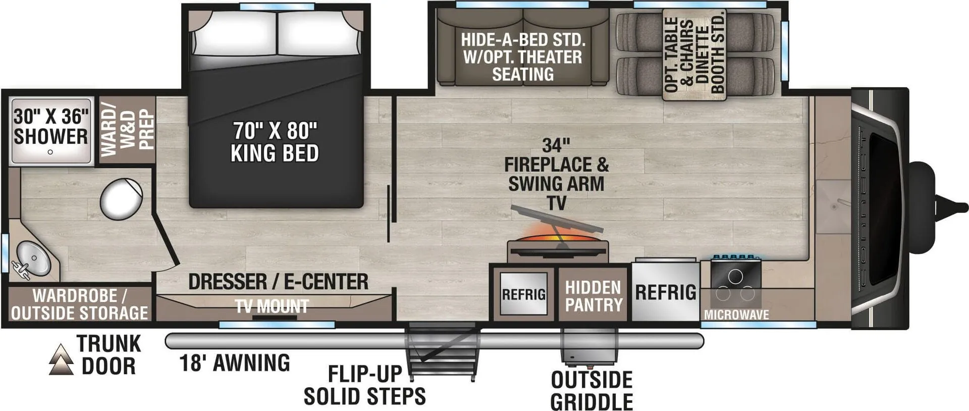 K-Z Connect C282FKK floor plan