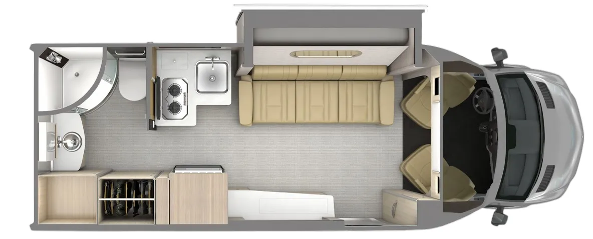 Airstream Atlas BASE floor plan