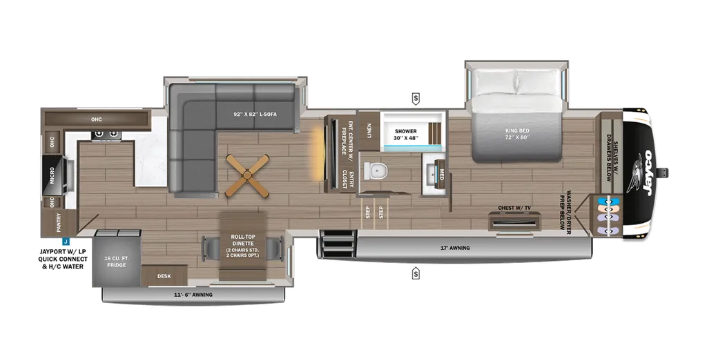 2026 Jayco Eagle 365UKTS floor plan