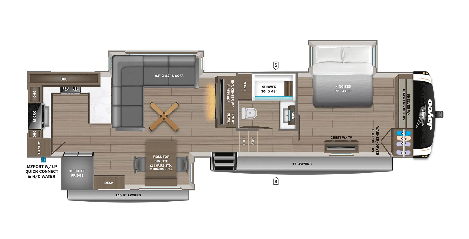 2026 Jayco Eagle 365UKTS - Floor plan