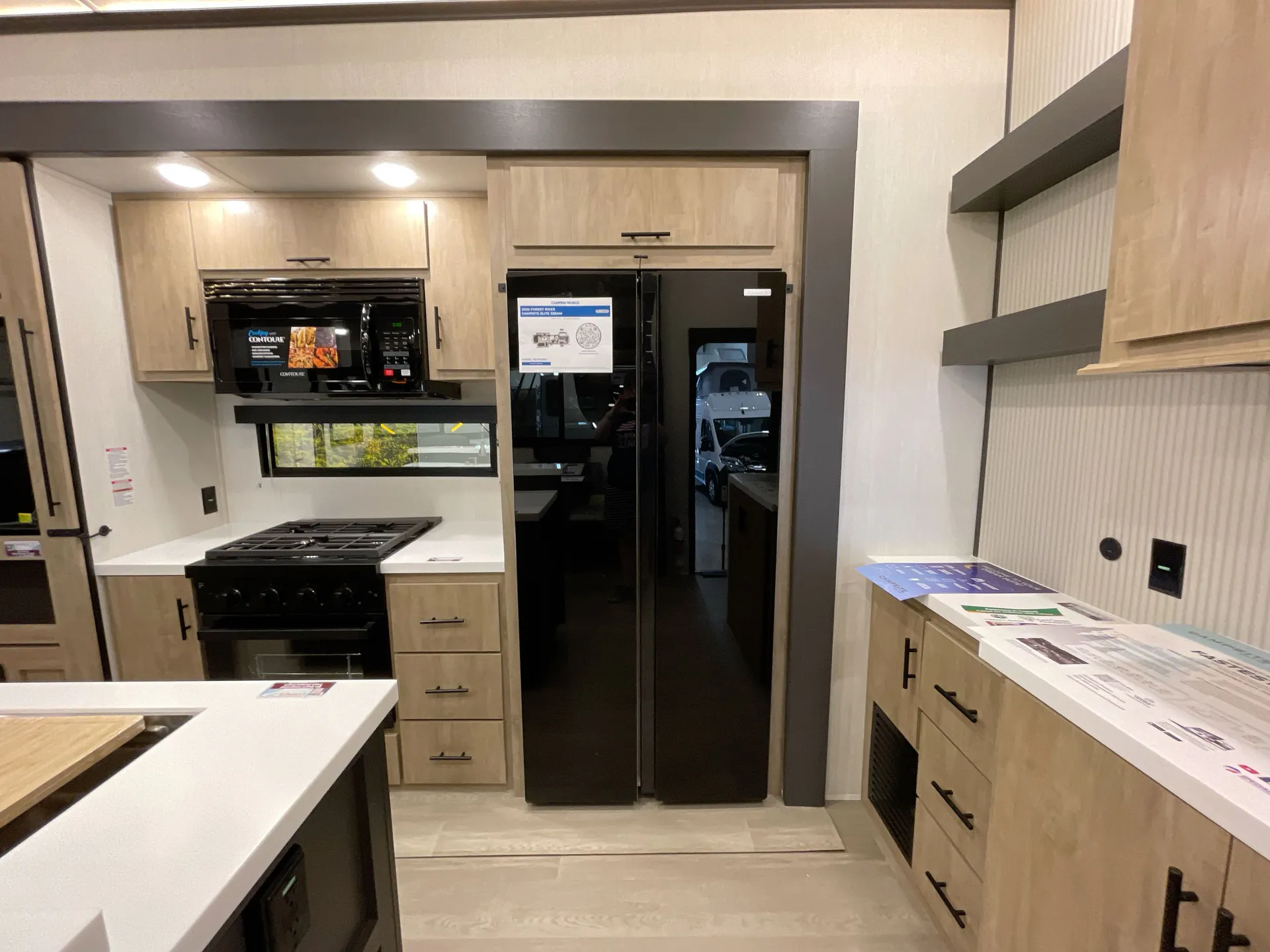 2026 Forest River Campsite Elite 32BAM — fridge