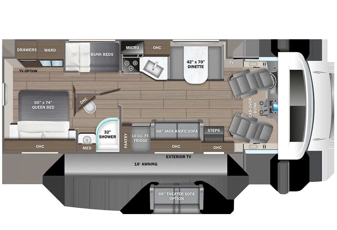 2026 Entegra Coach Esteem 31F - Floor plan