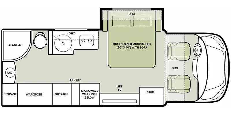 Tiffin Midas 24 MT floor plan