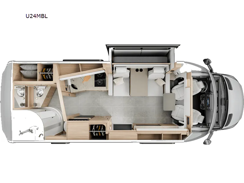 2026 Leisure Travel Unity U24MBL — Floor plan