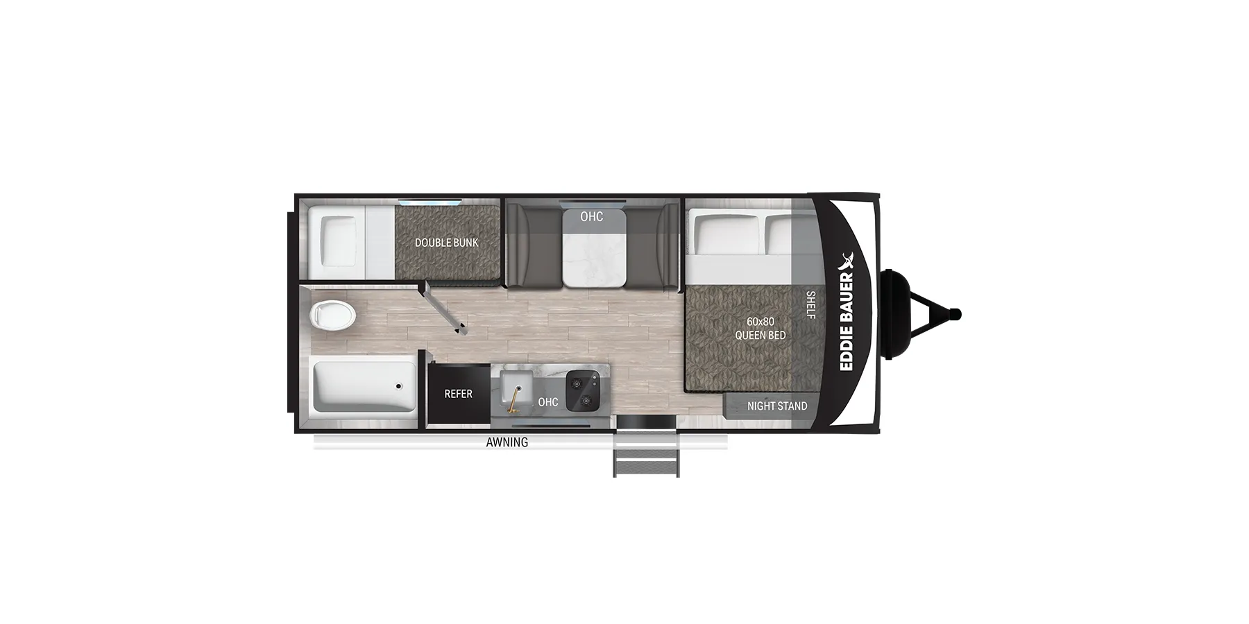 Heartland Eddie Bauer 17BHL floor plan