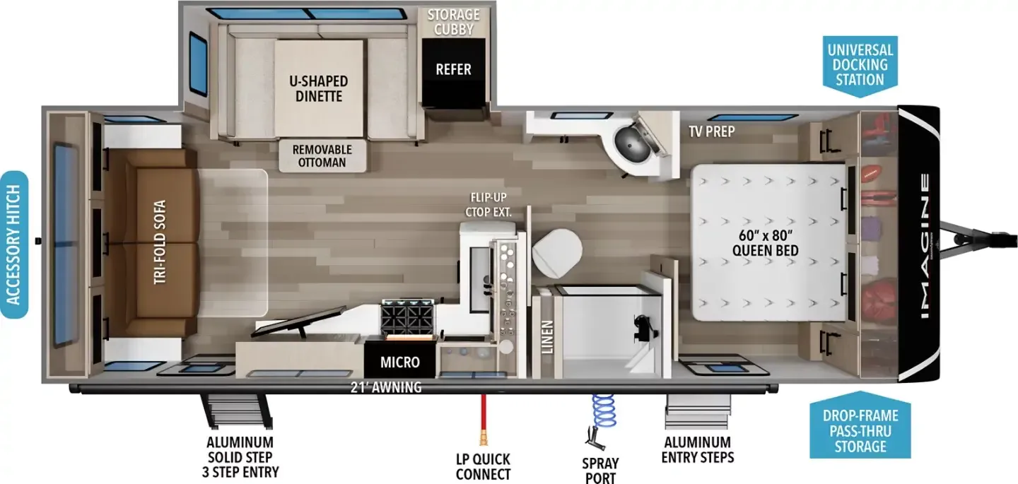 Grand Design Imagine 2500RL floor plan