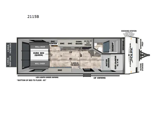 2026 Forest River XLR Boost 2115B - Photo 3