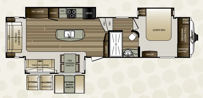 Keystone Cougar 333MKS floor plan