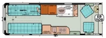 Sportsmobile Express EB 110s floor plan