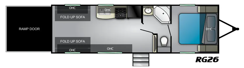 Heartland Pioneer RG26 floor plan