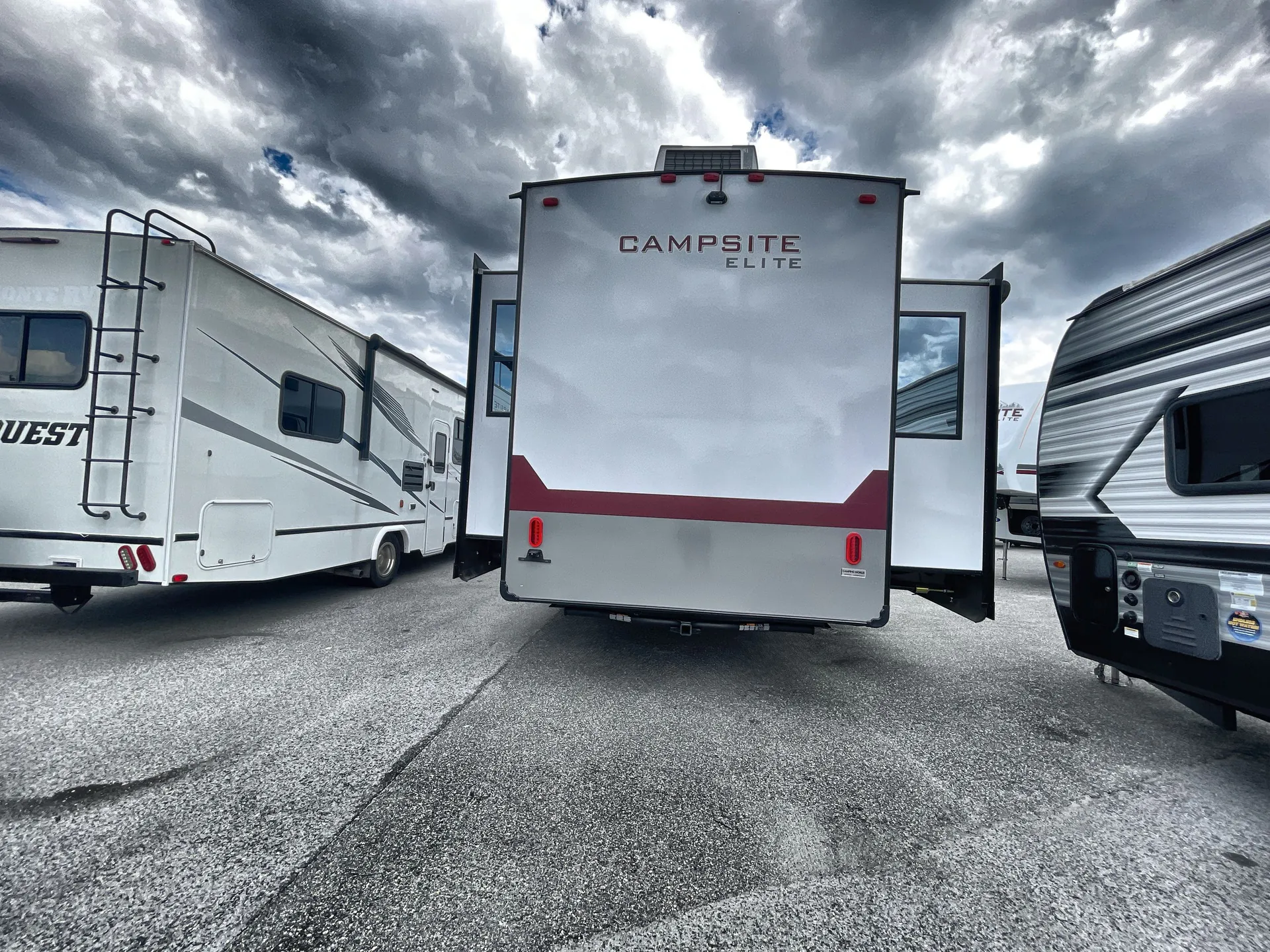 2026 Forest River Campsite Elite 36AK — backside