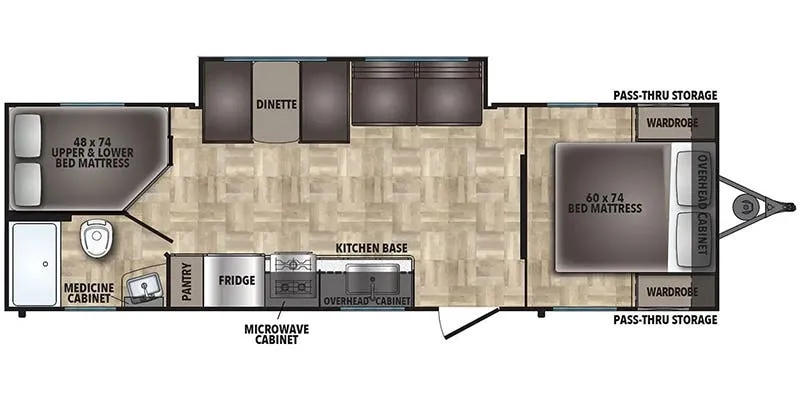Shasta I-5 526DB floor plan