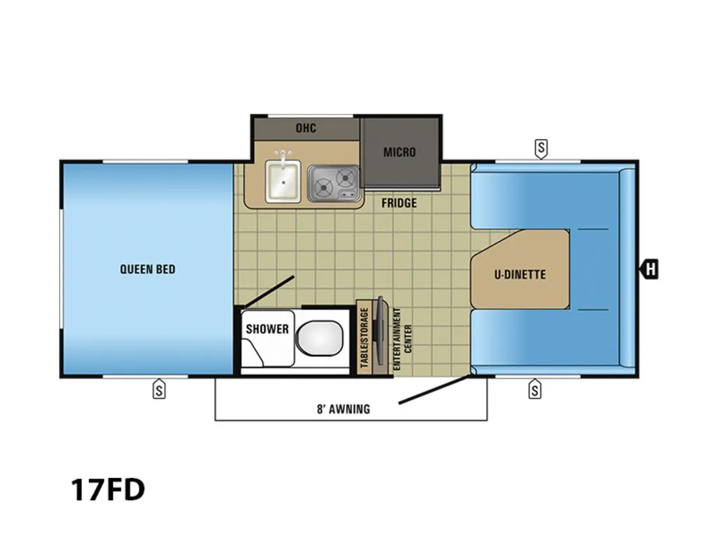 2017 Jayco Hummingbird 17FD - Photo 3