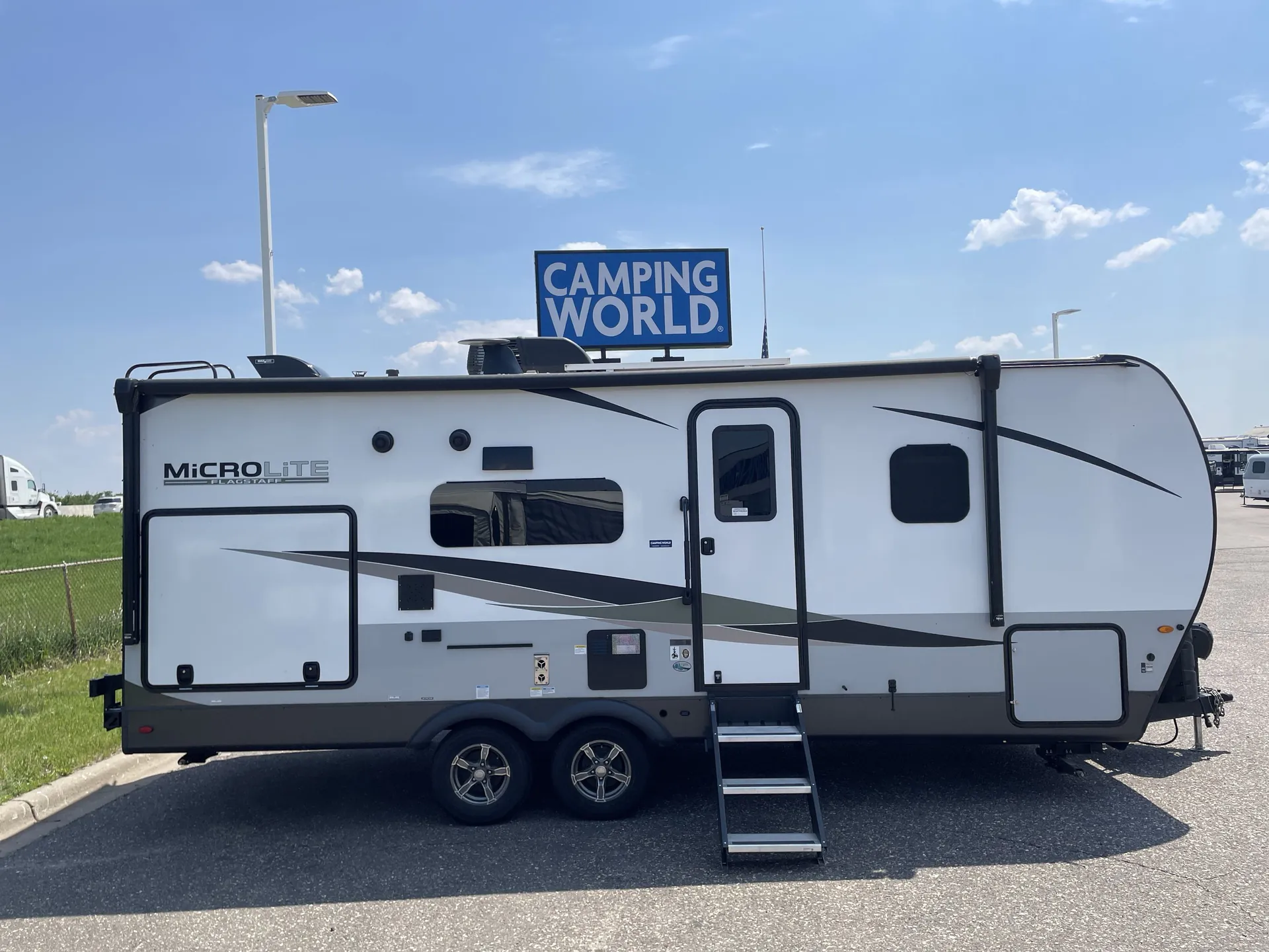 2023 Forest River Flagstaff Micro Lite 25BSDS — campside