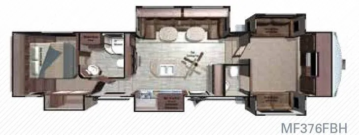Highland Ridge Mesa Ridge MF376FBH floor plan